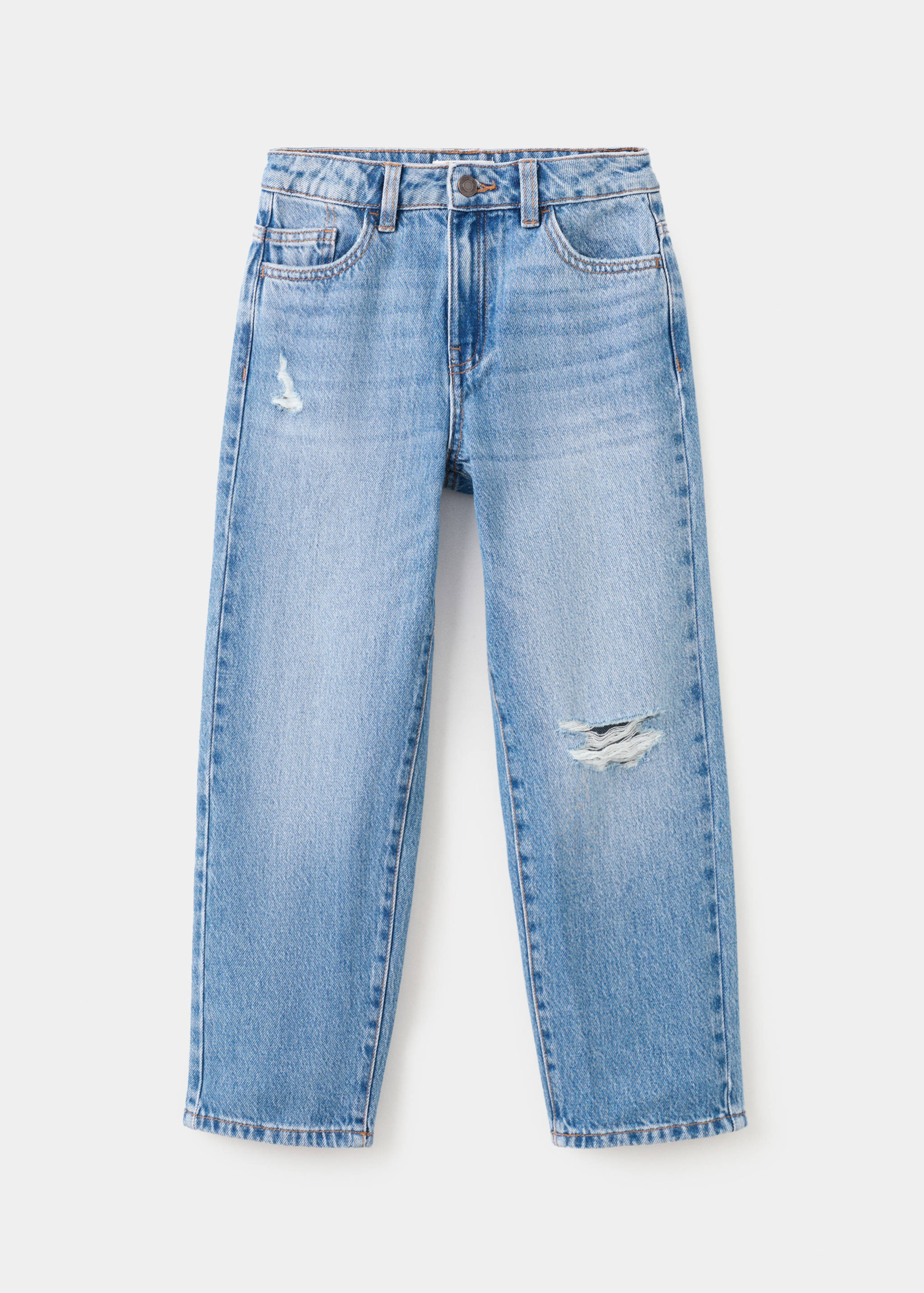 Jeans rectos tiro medio - Artículo sin modelo