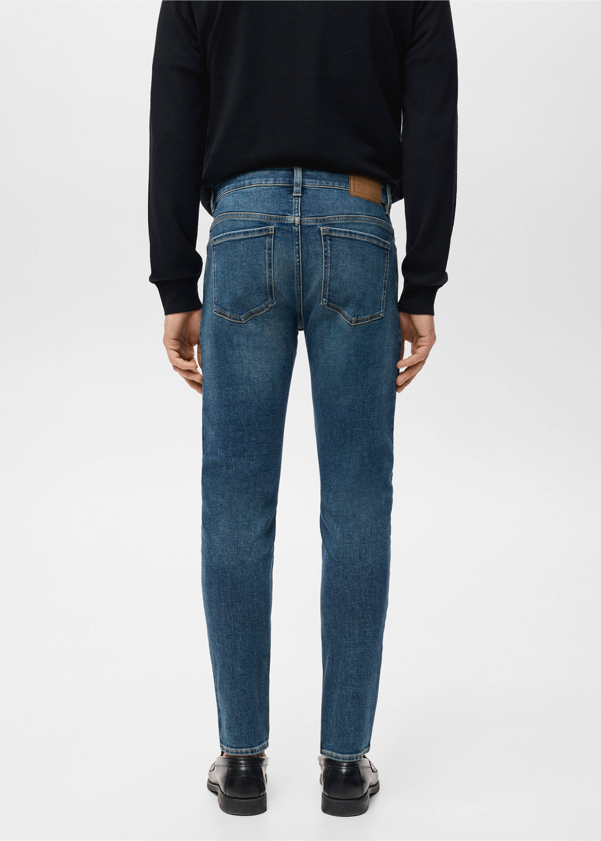 Джинсы-скинни Jude - Обратная сторона изделия, Темно-синий. Ref: 27031244-00.