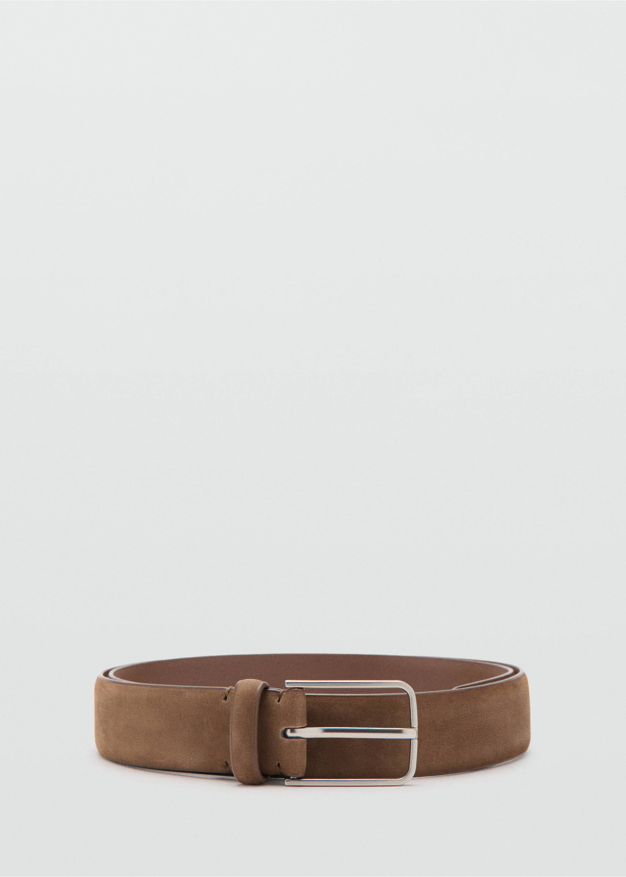 Cinturón piel napa - Artículo sin modelo, Marrón medio. Ref: 27031247-00.