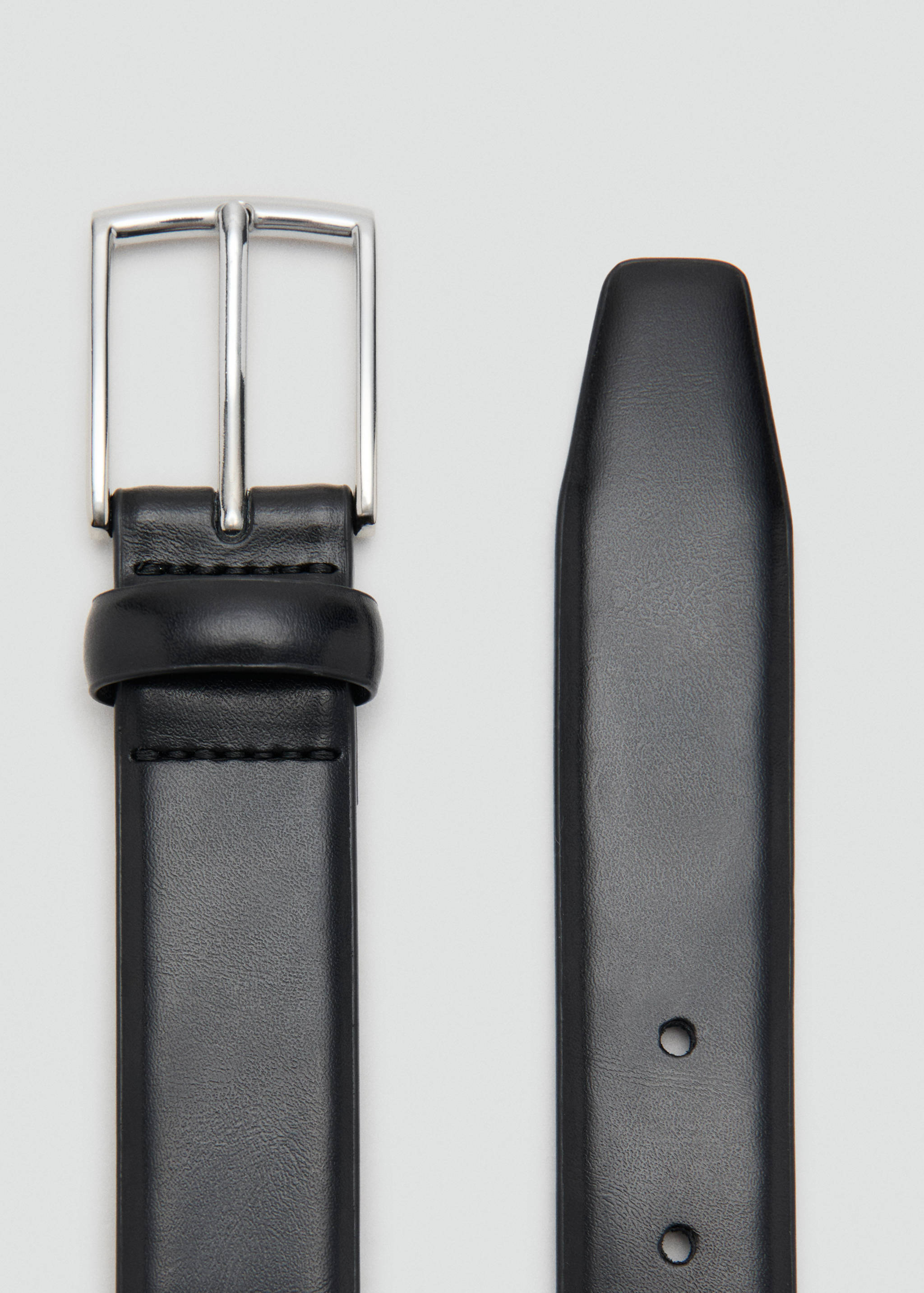 Buckle leather belt - Details of the article 1