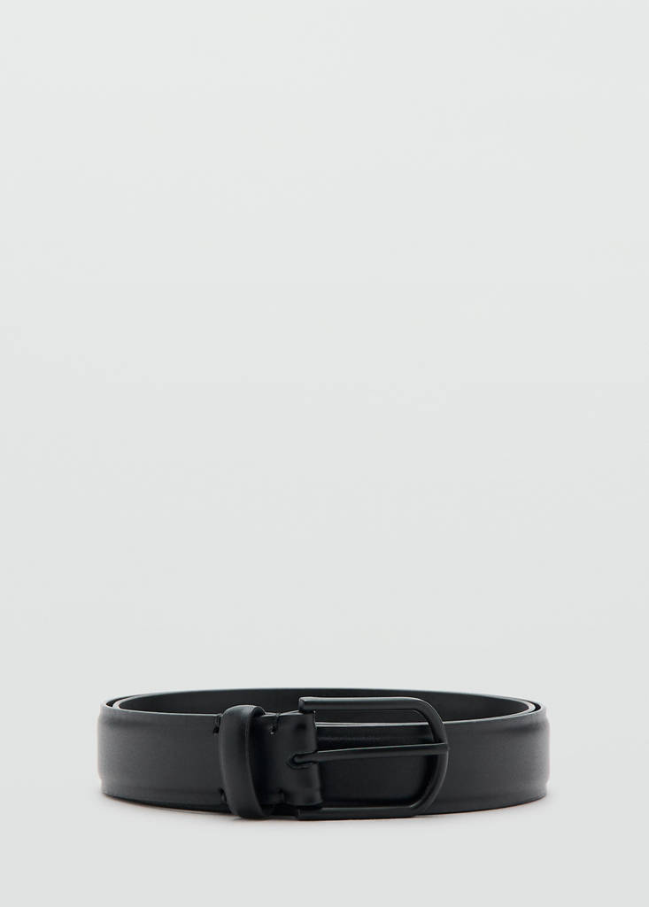 Nappa leather belt — Black
