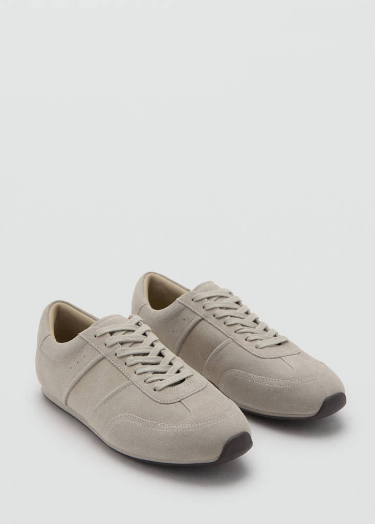 Suede trainers — Grey