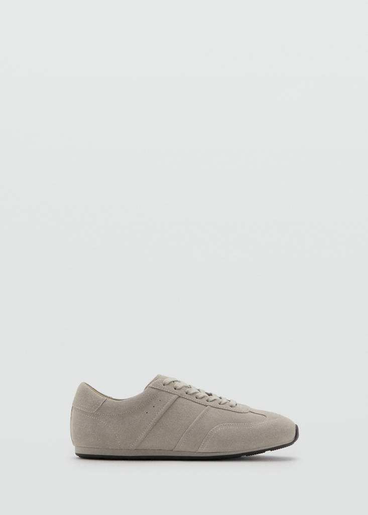 Suede trainers — Grey