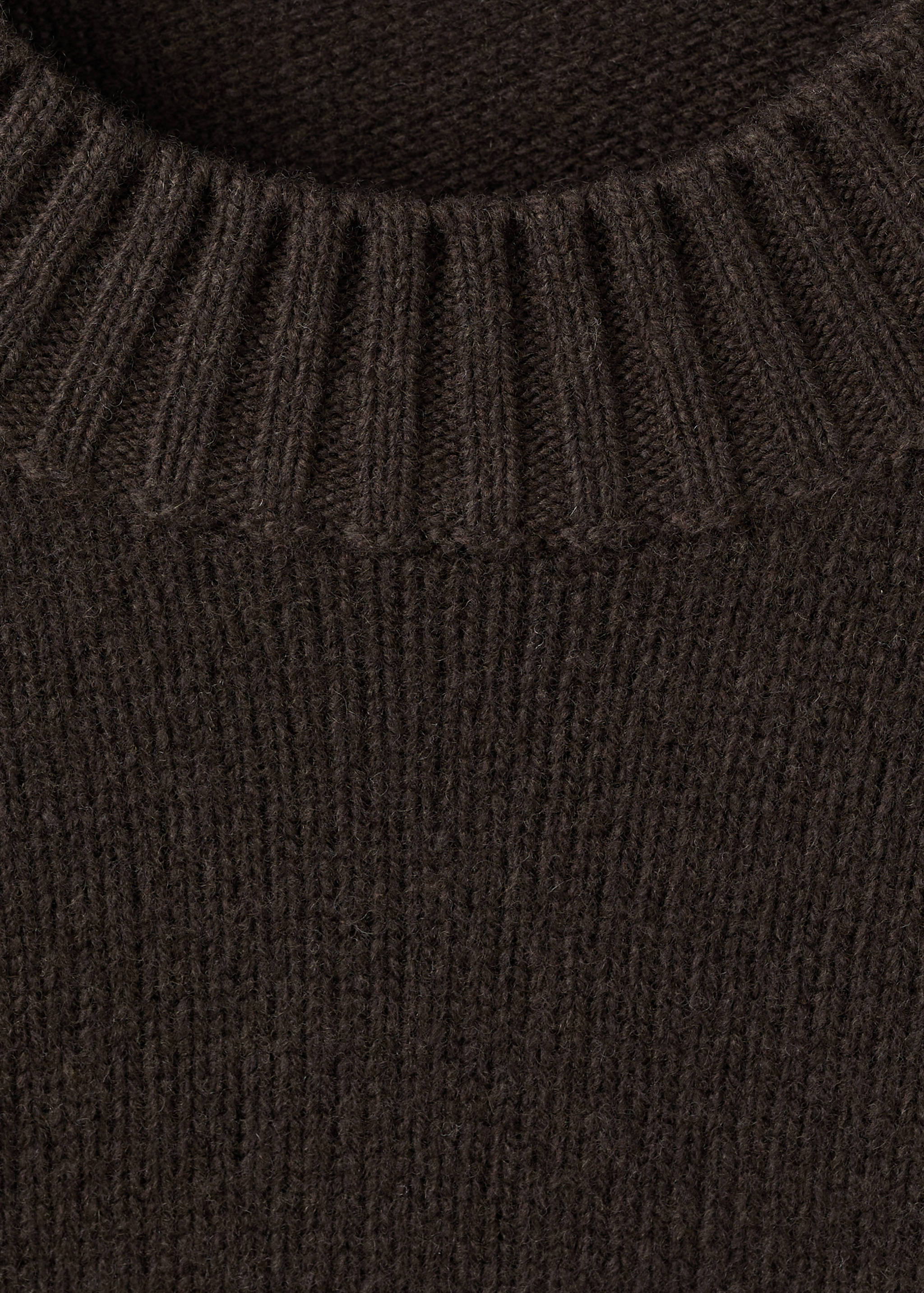 100% Italian wool knitted sweater - Details of the article 8