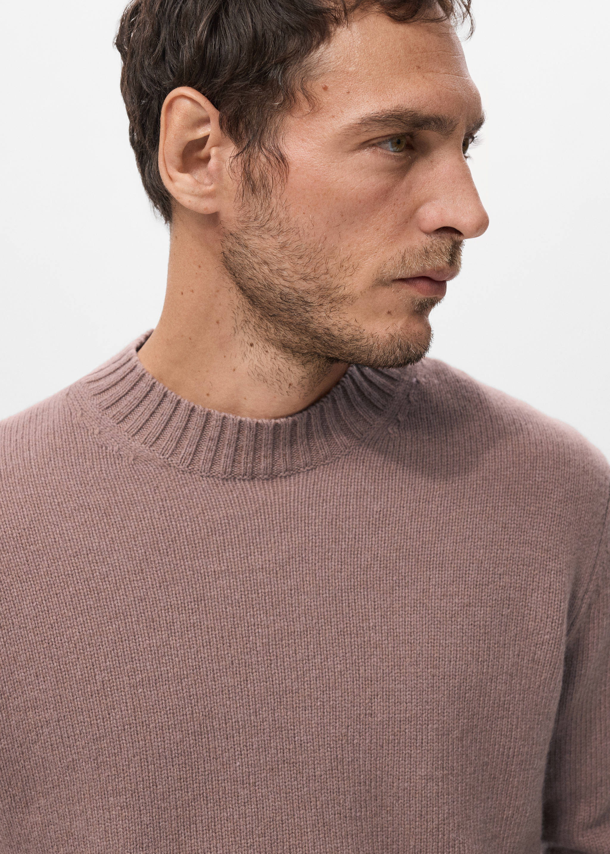 100% Italian wool knitted sweater - Details of the article 1