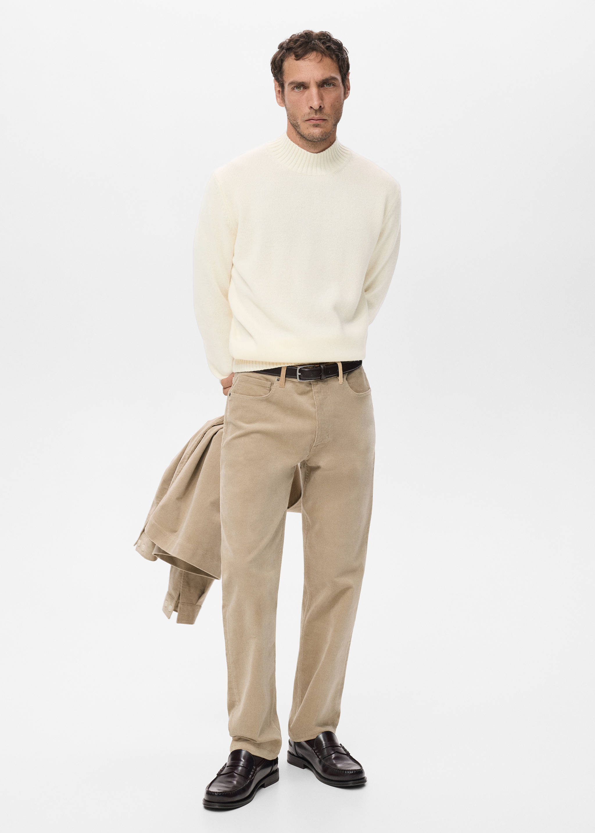 100% Italian wool knitted sweater - General plane