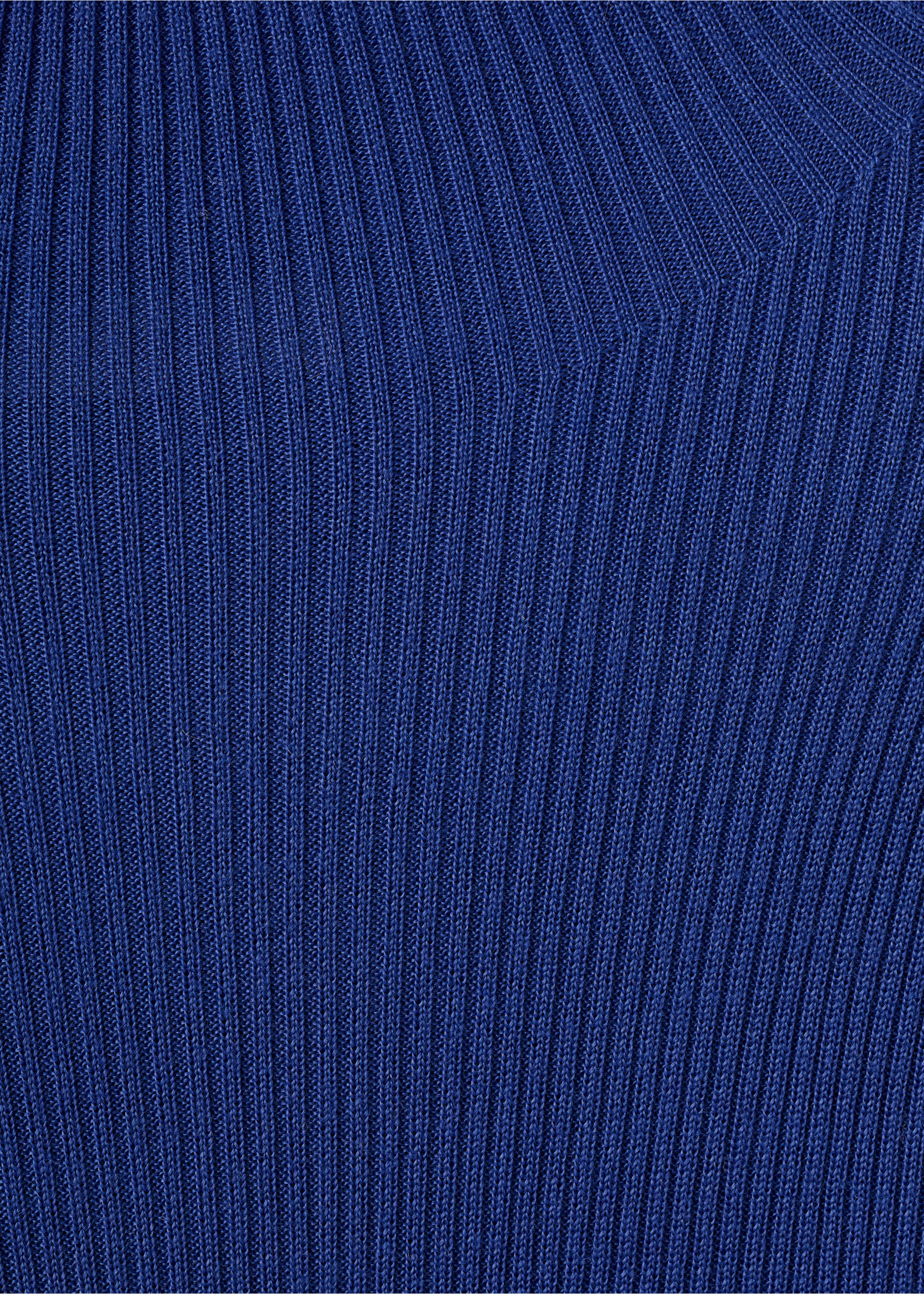 Pull asymétrique  col montant - Détail de l'article 8, Bleu électrique. Ref: 27031268-00.