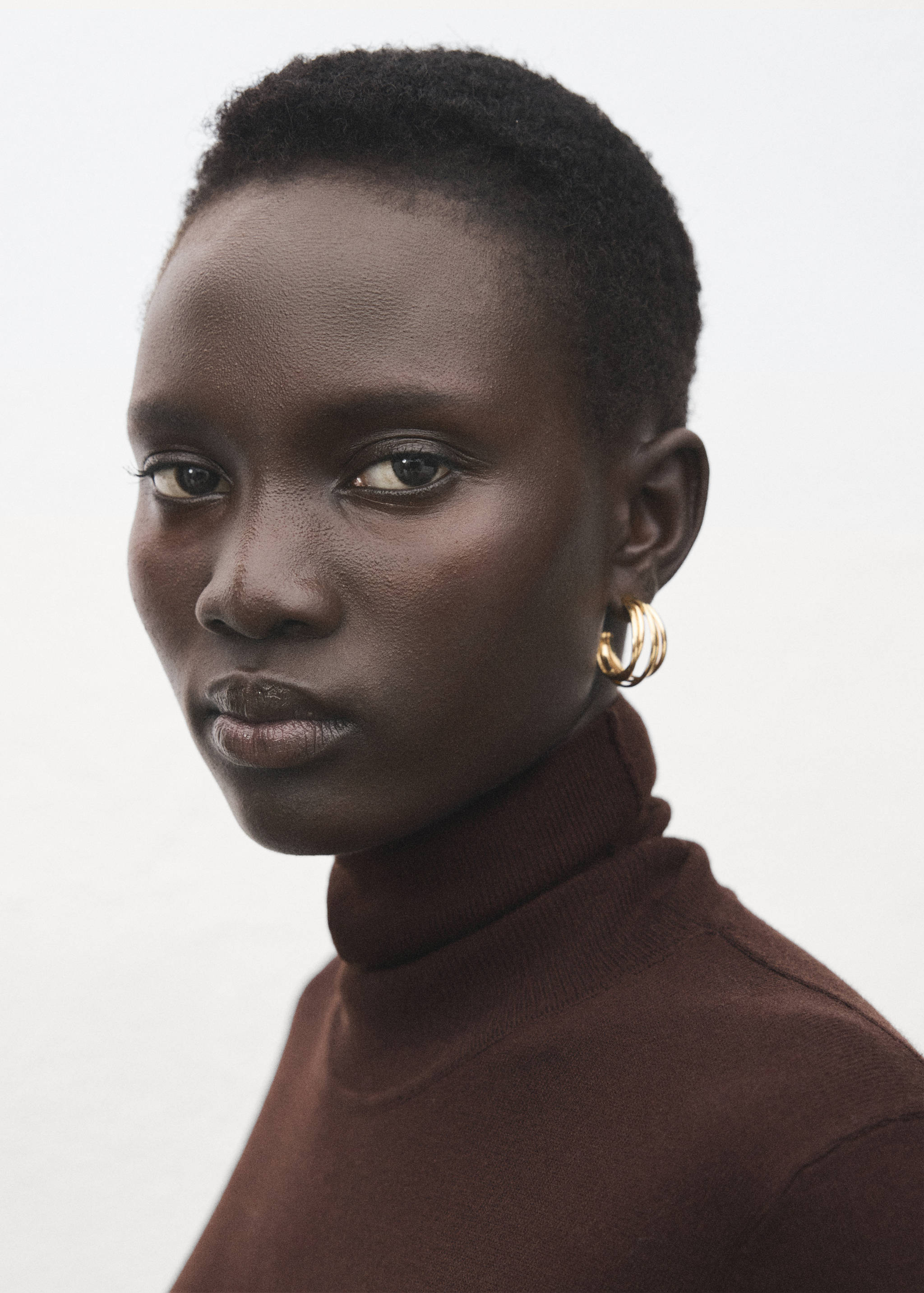 Turtleneck knitted sweater - Details of the article 1