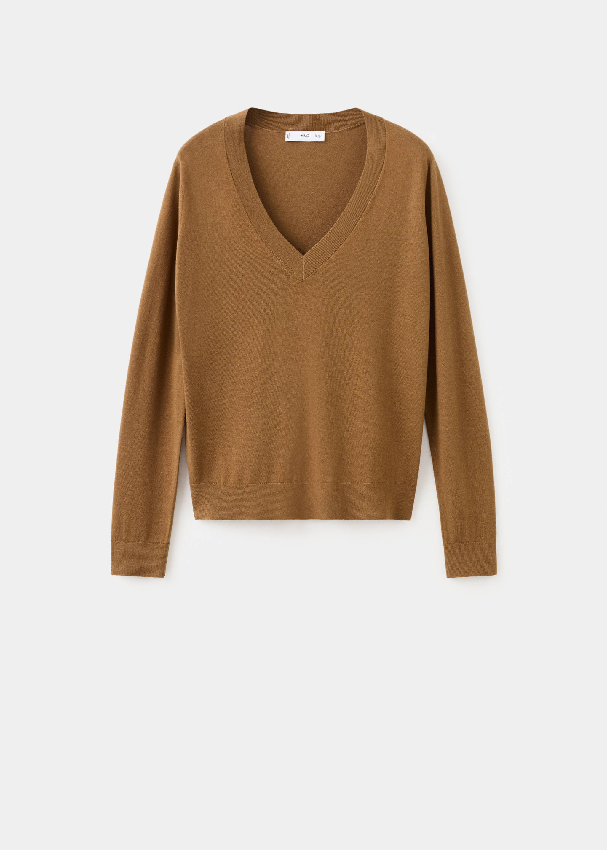 V-neck knit sweater - Article without model