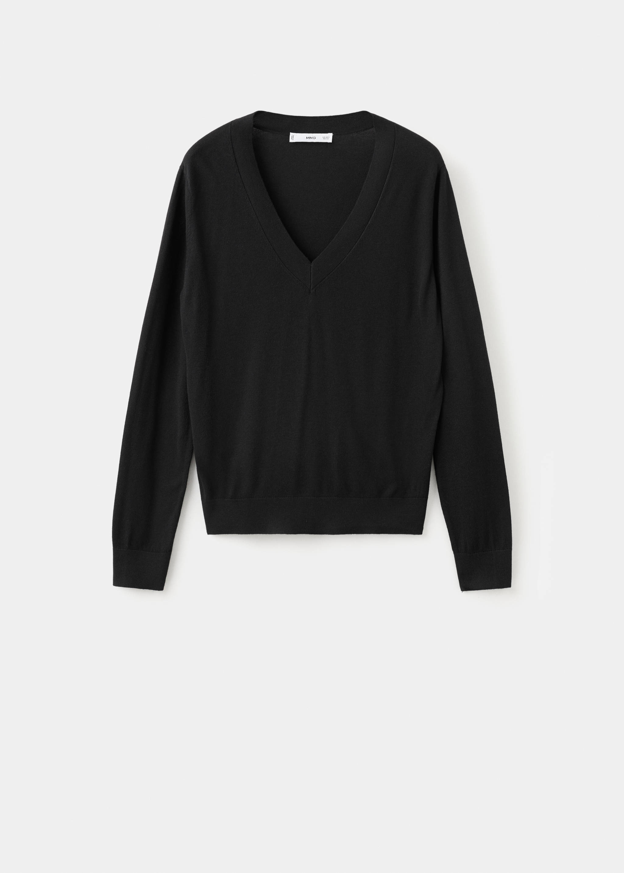 V-neck knit sweater - Article without model