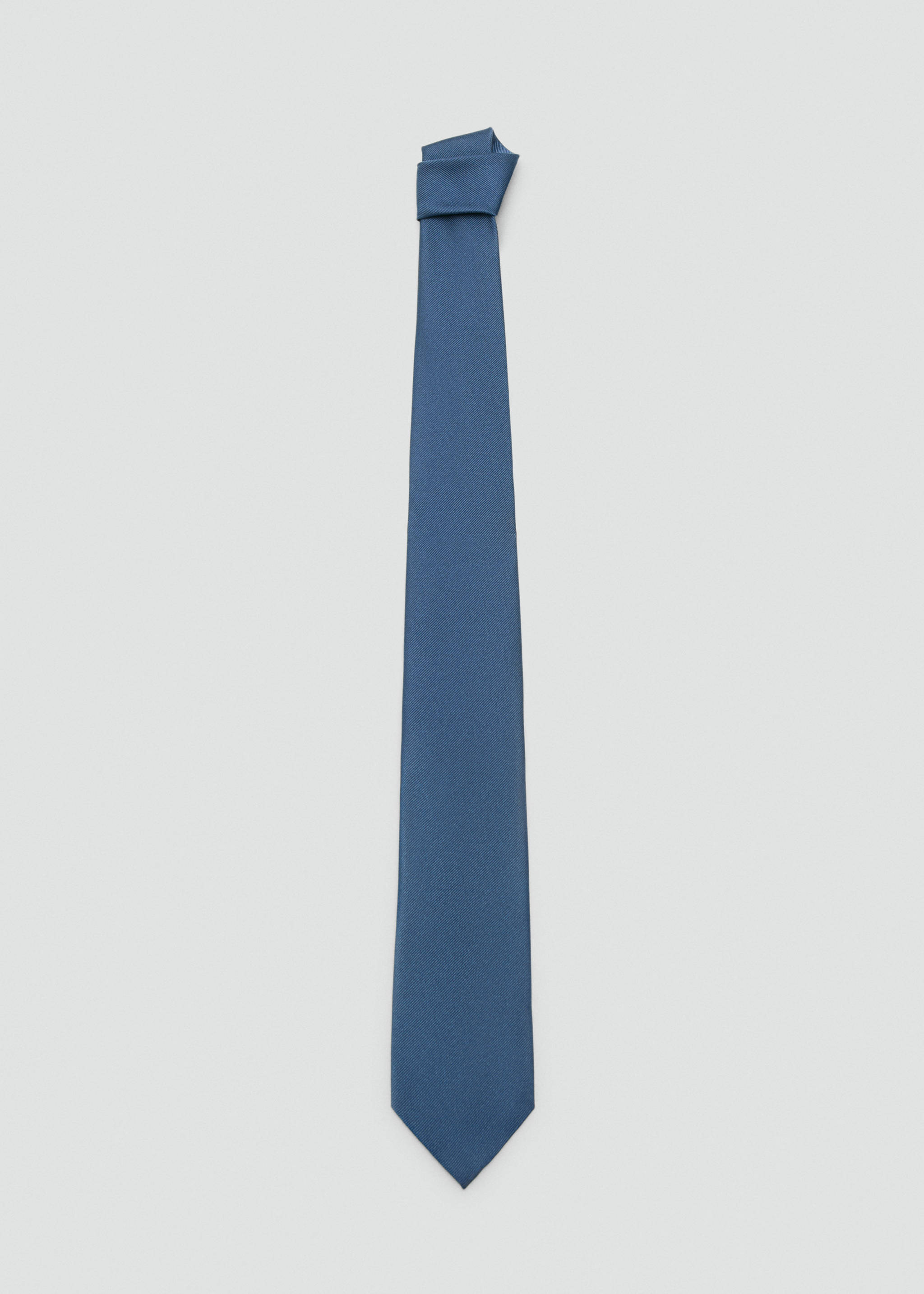 Plain silk tie - Article without model