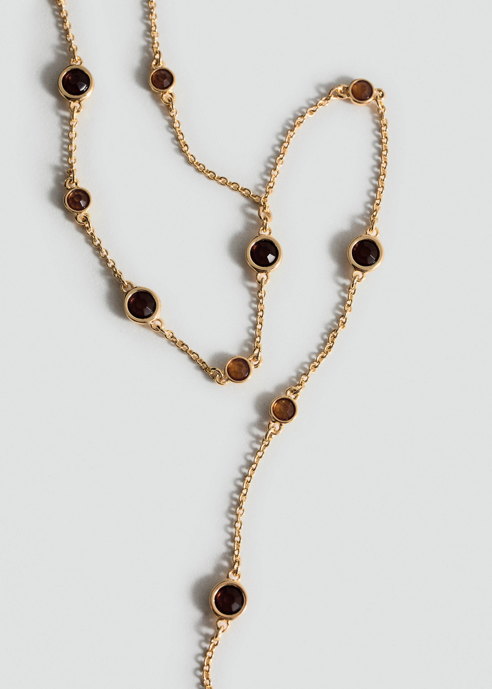 Collier long combiné - Plan moyen
