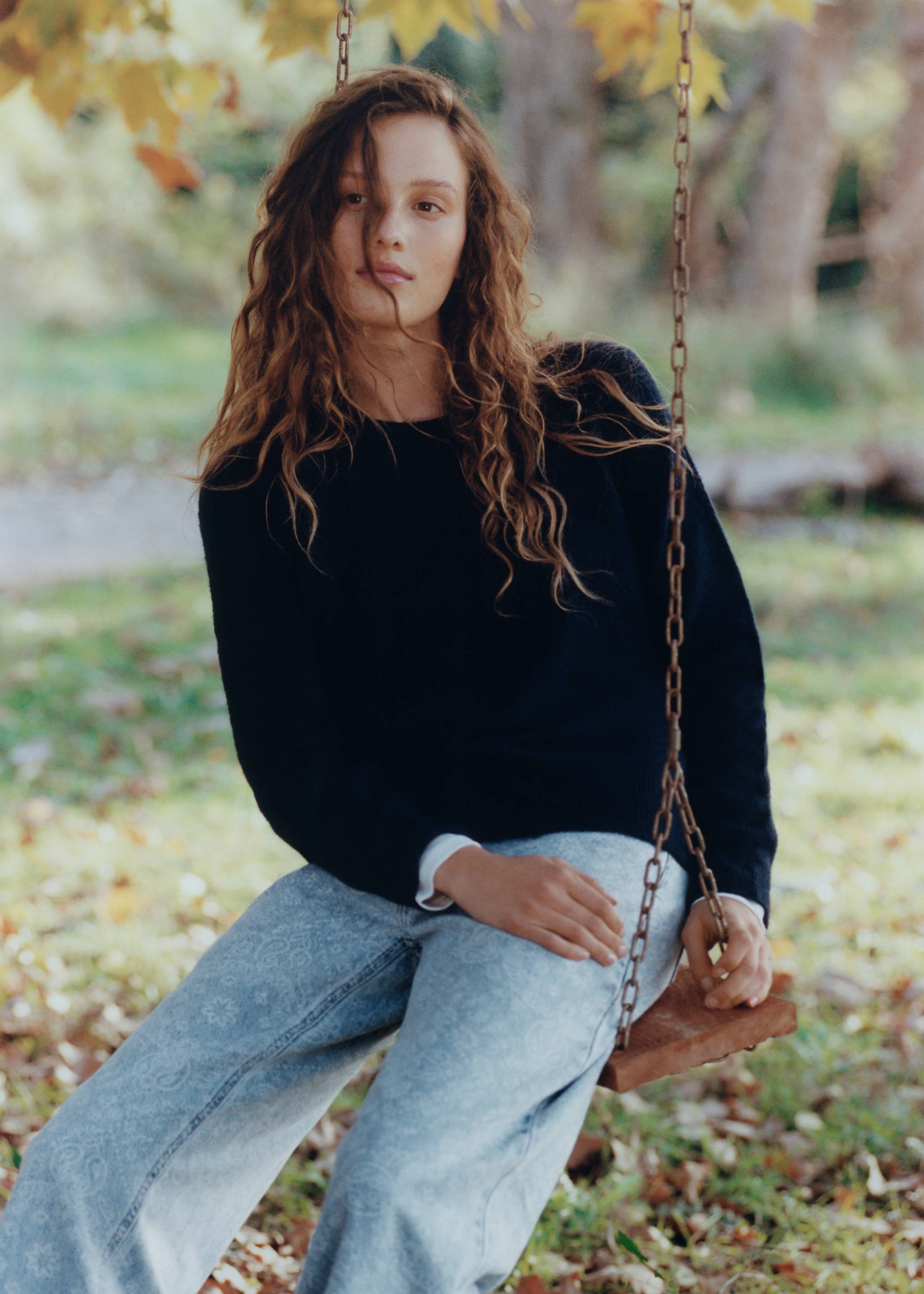 Wide leg paisley-print jeans - Details of the article 5