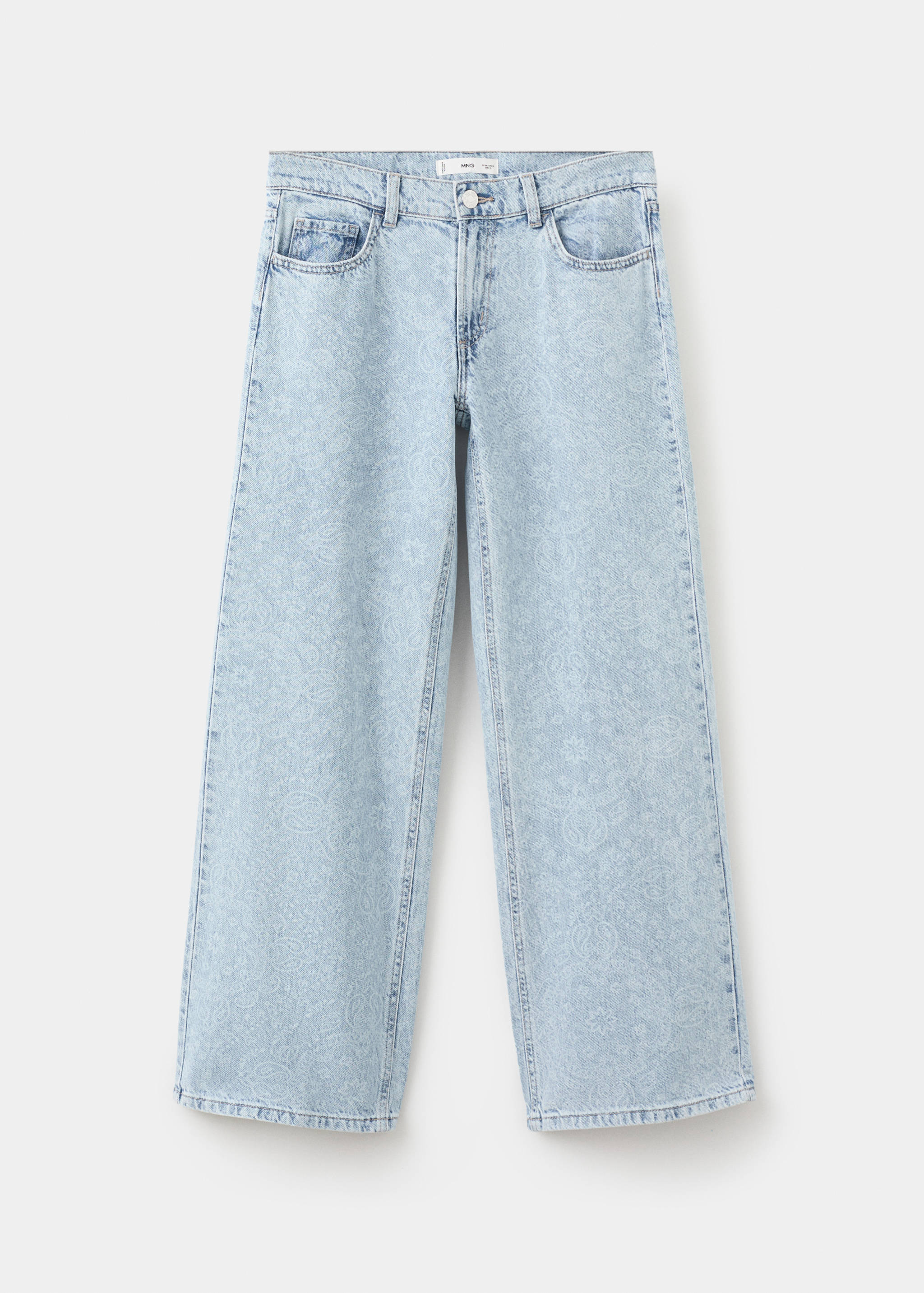 Jeans wide leg estampado paisley - Artículo sin modelo