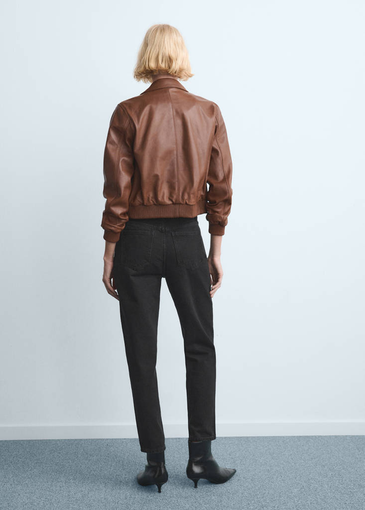 Mom2000 high-rise jeans — Black denim