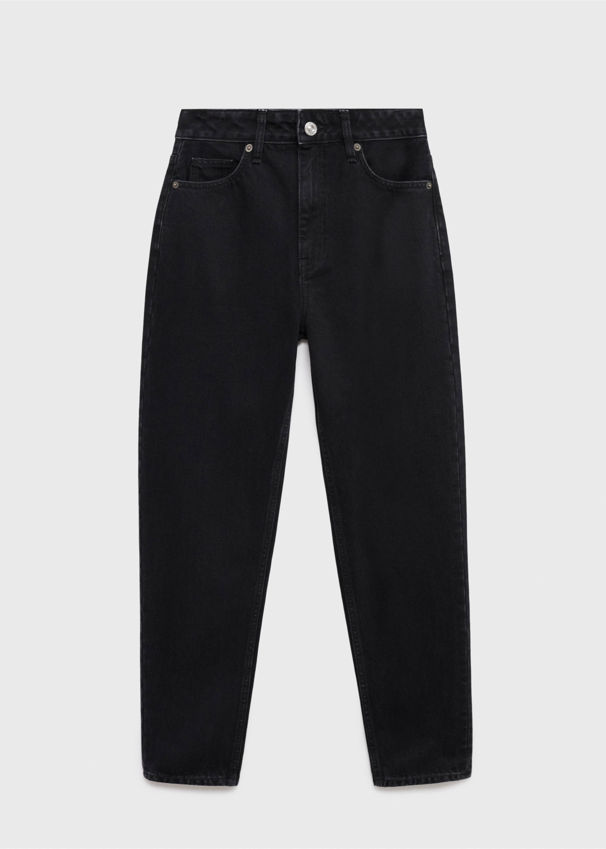 Mom2000 high-rise jeans - Article without model, Black denim. Ref: 27031283-00.