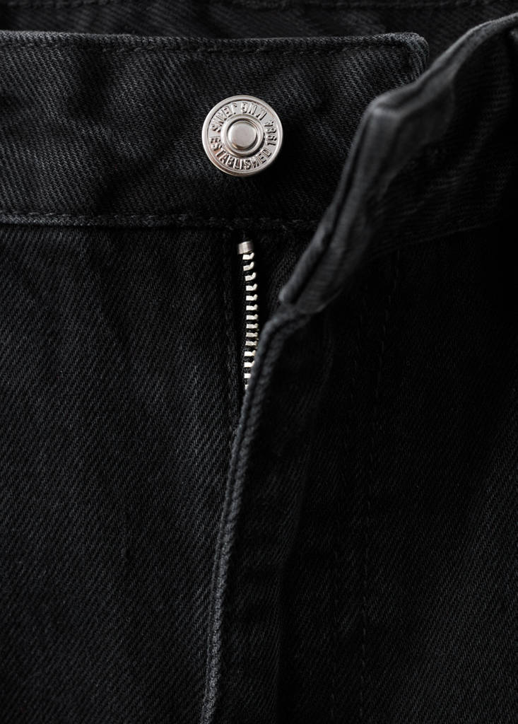 Mom2000 high-rise jeans — Black denim