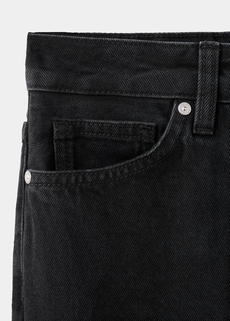 Mom2000 high-rise jeans — Black denim