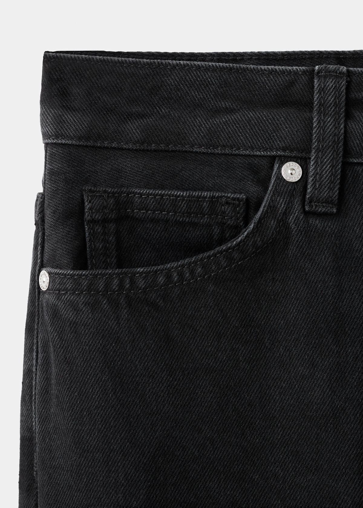 Mom2000 high-rise jeans — Black denim