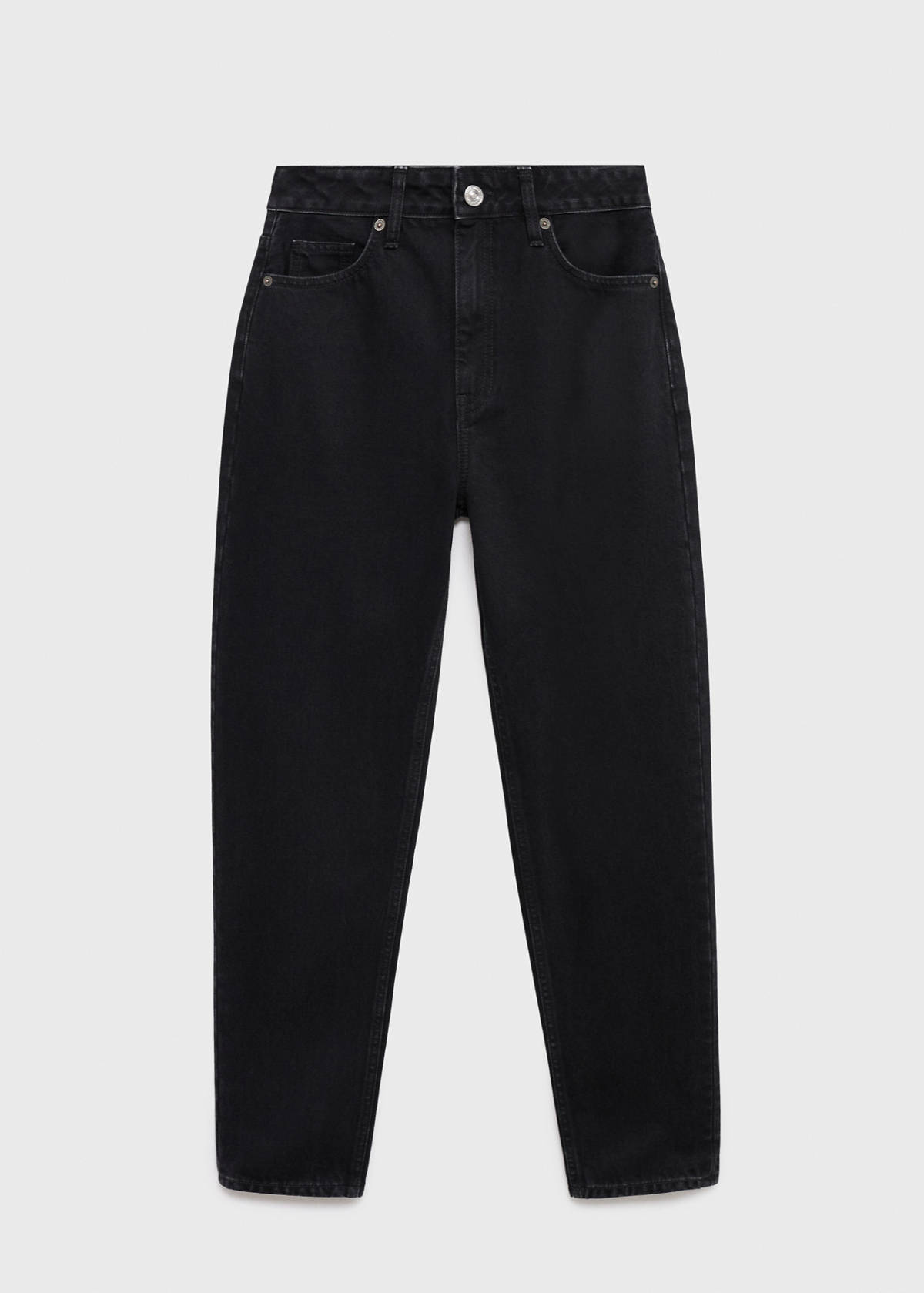 Mom2000 high-rise jeans — Black denim
