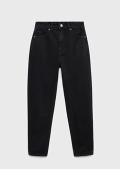 Mom2000 high-rise jeans — Black denim 9