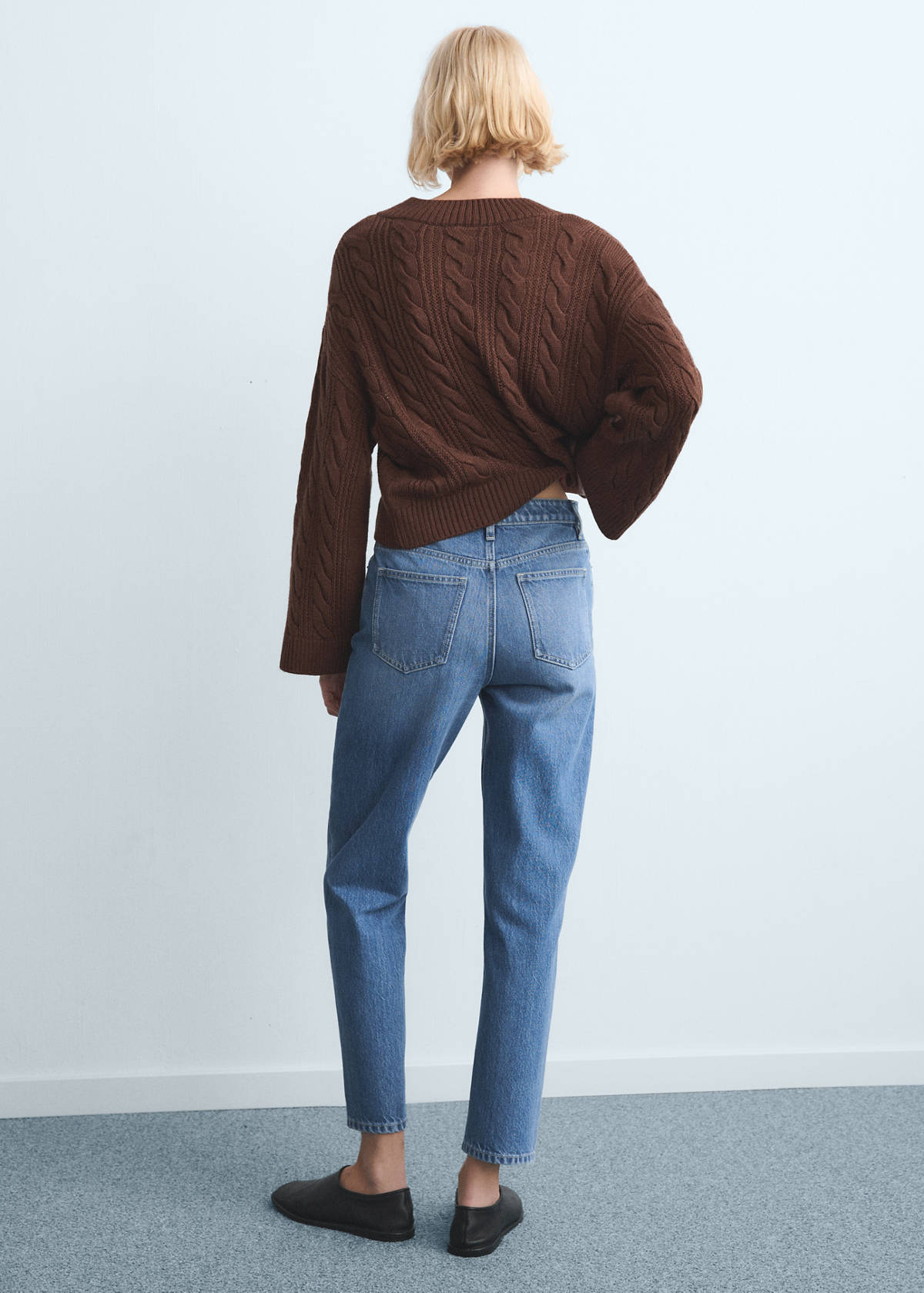 Mom2000 high-rise jeans — Medium Blue