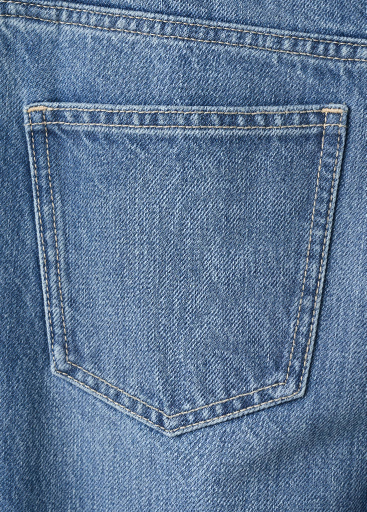 Mom2000 high-rise jeans — Medium Blue