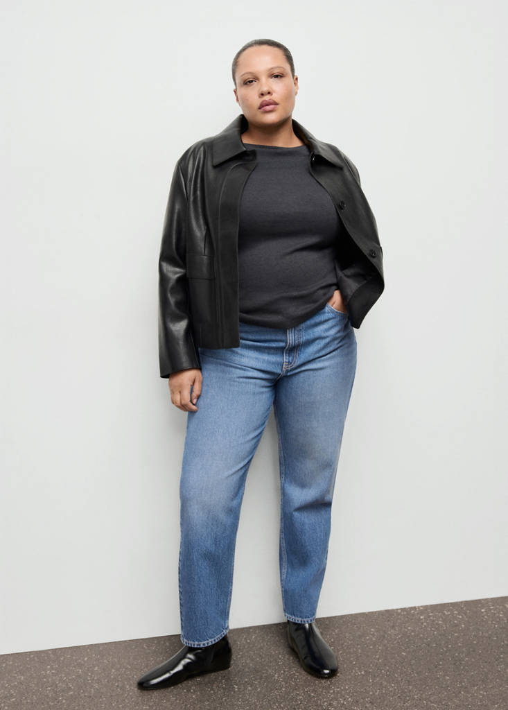 Mom2000 high-rise jeans — Medium Blue