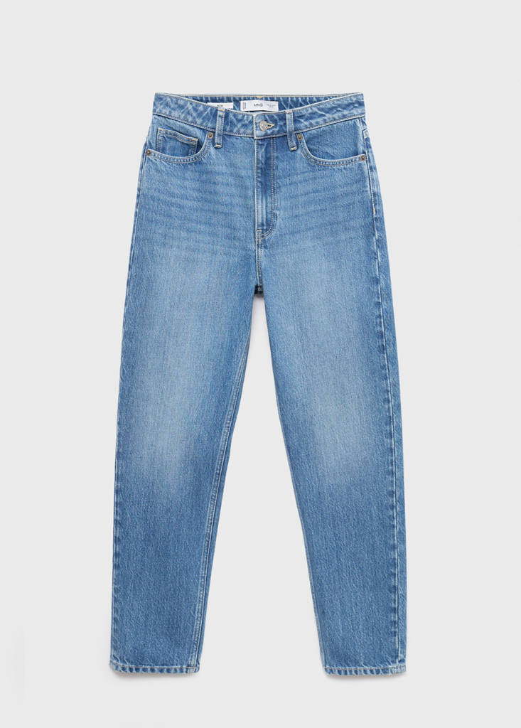 Mom2000 high-rise jeans — Medium Blue