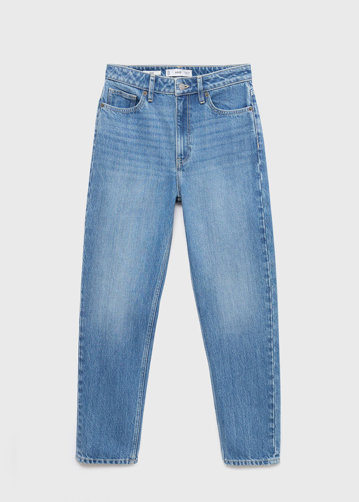 Mom2000 high-rise jeans — Medium Blue