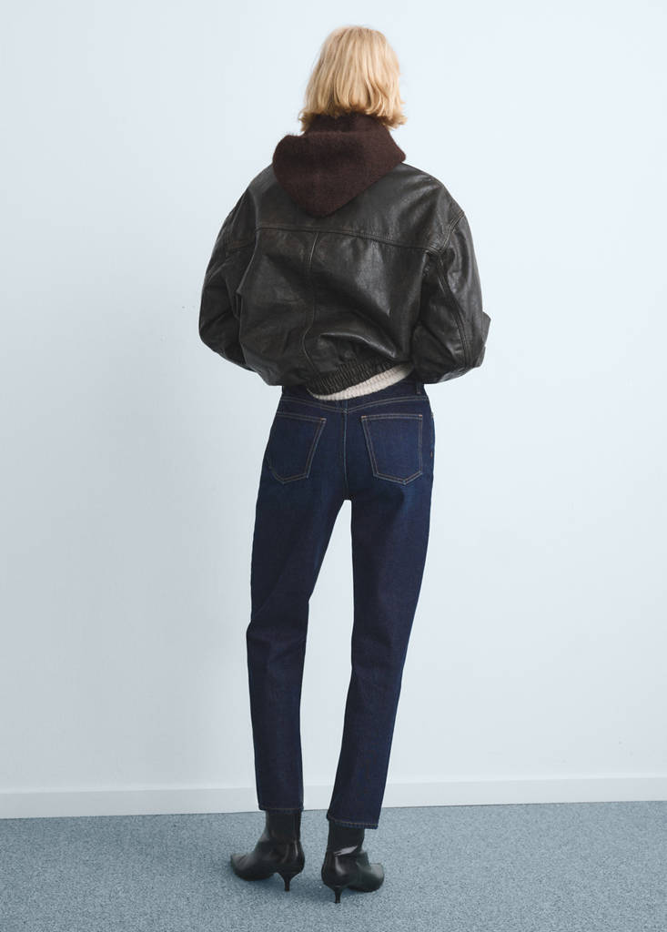 Mom2000 high-rise jeans — Dark Blue