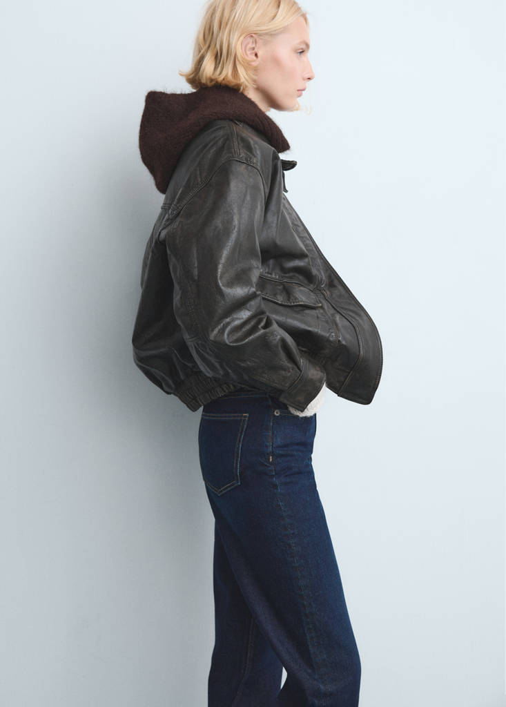 Mom2000 high-rise jeans — Dark Blue