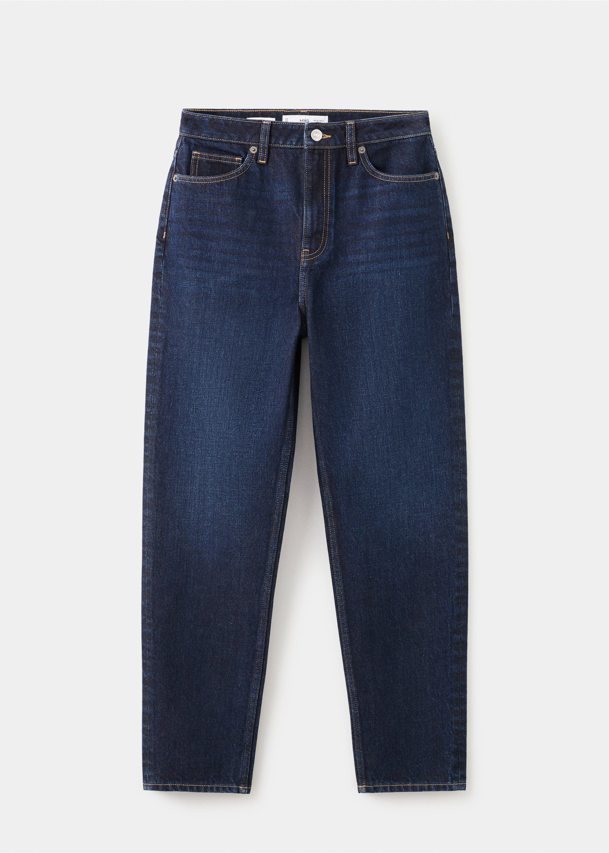 Mom2000 high-rise jeans - Article without model, Dark Blue. Ref: 27031285-00.