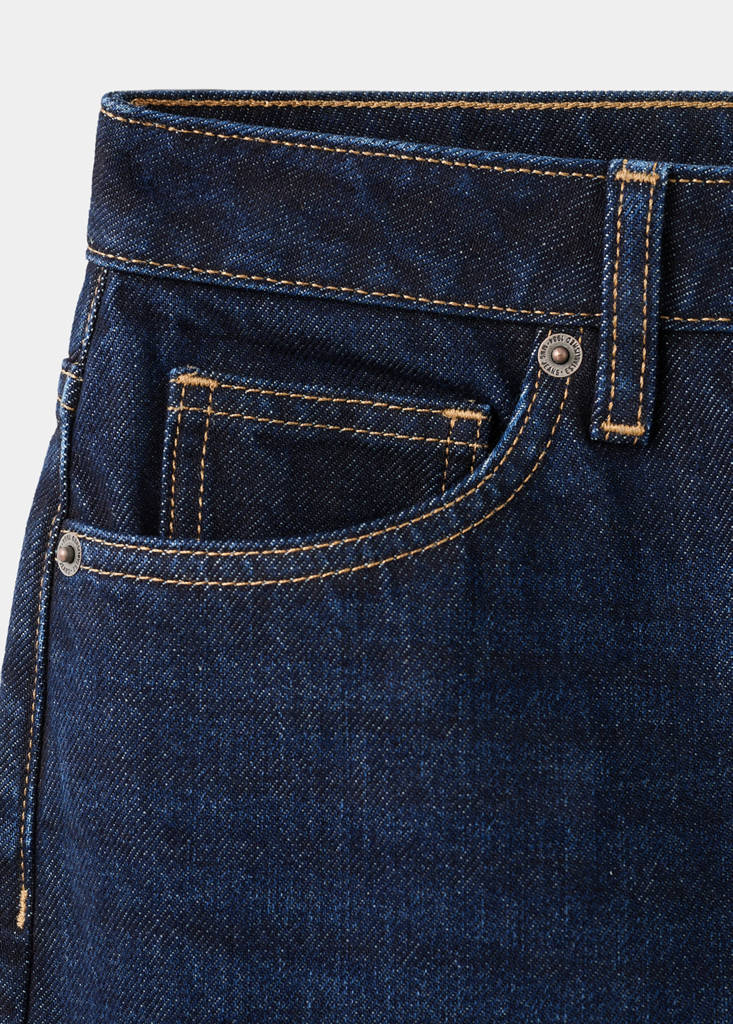Mom2000 high-rise jeans — Dark Blue