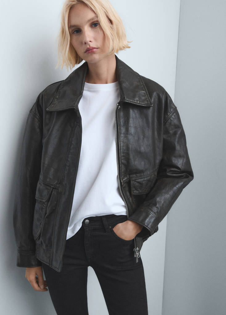 Mid-rise skinny jeans — Black denim