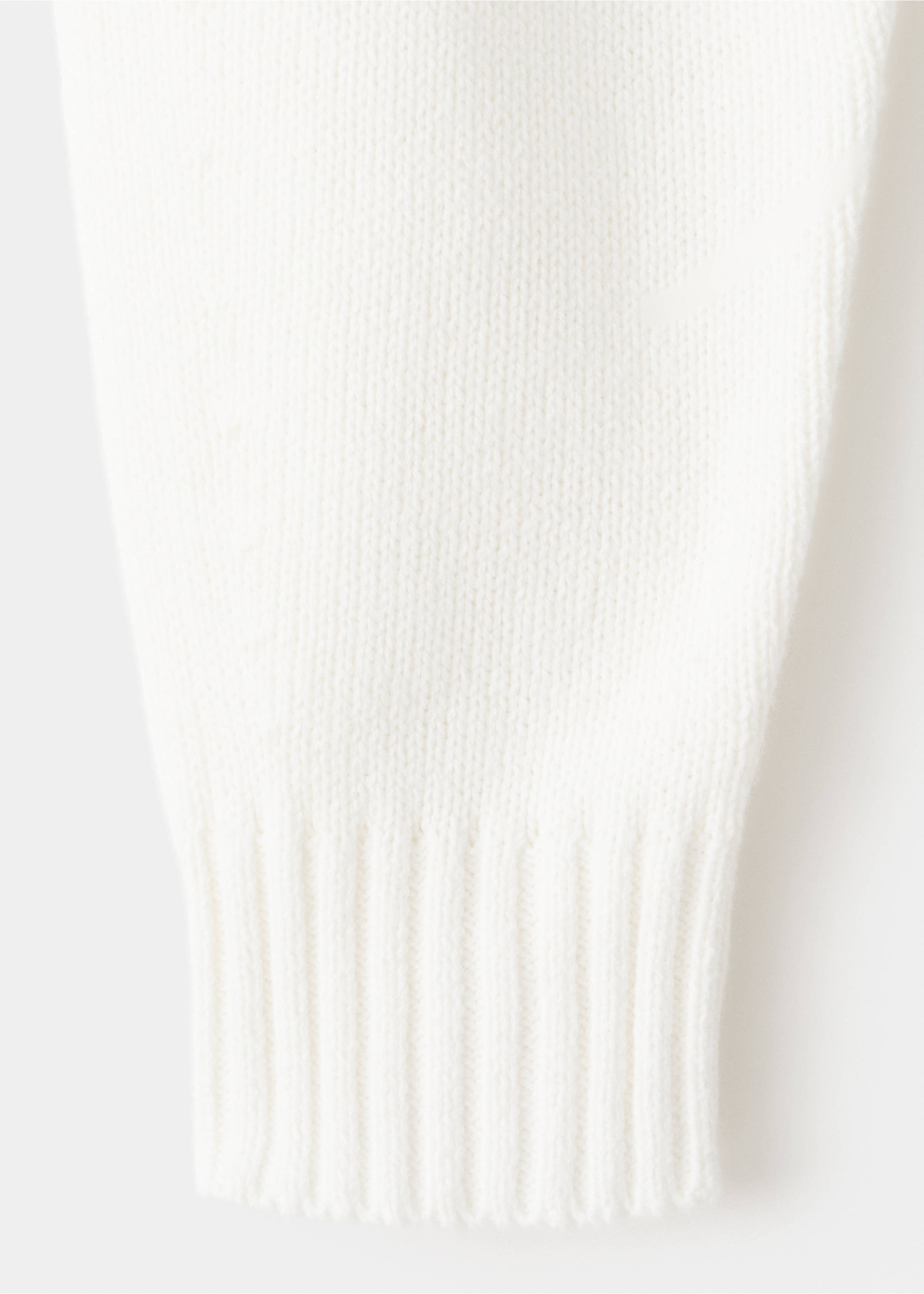 Pull en maille à découpe - Détail de l'article 8, Blanc. Ref: 27031292-00.