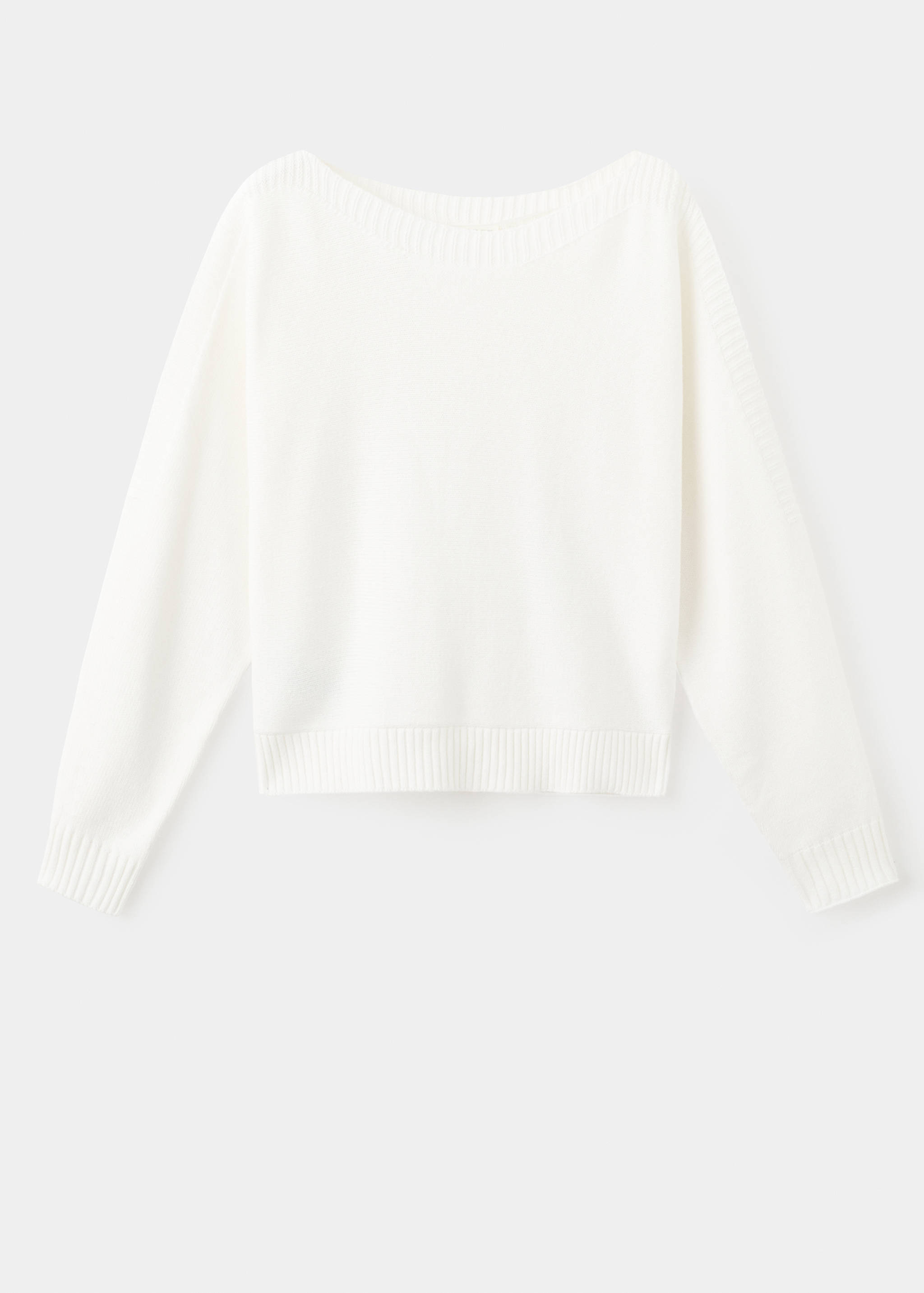 Knitted sweater with cut-out - Article without model