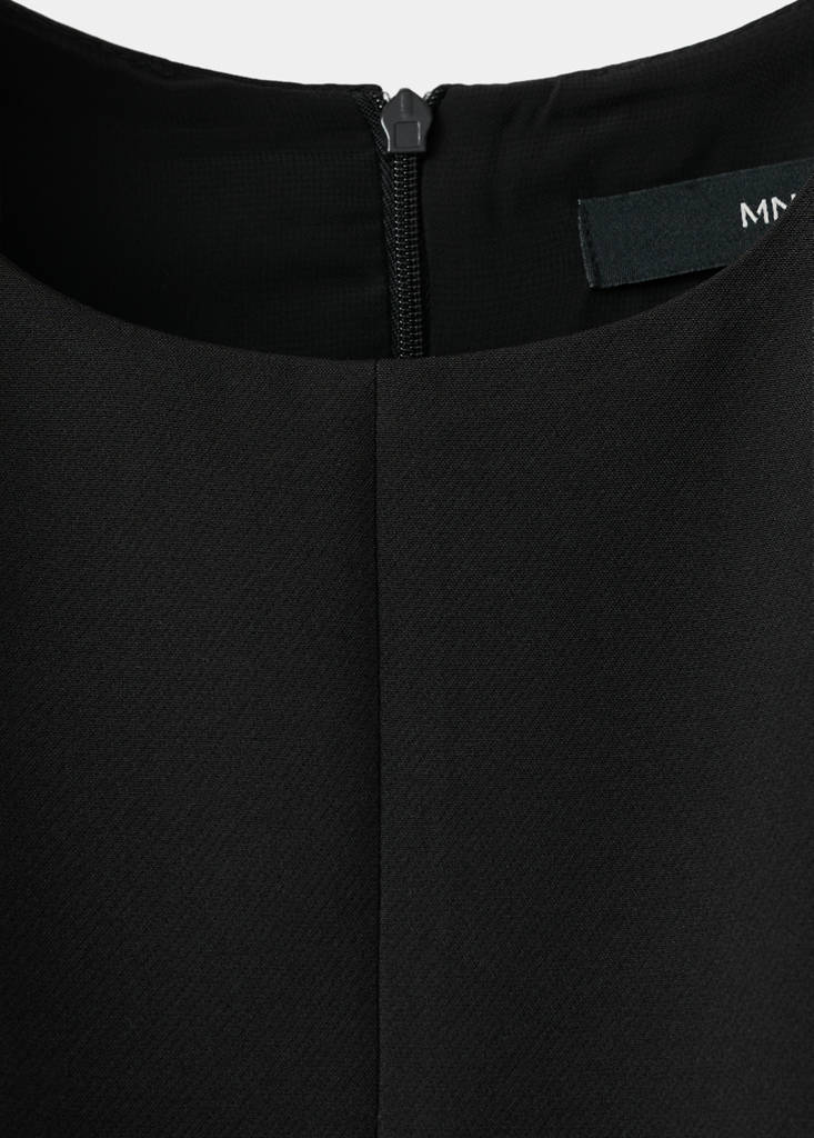 Long suit-style jumpsuit — Black