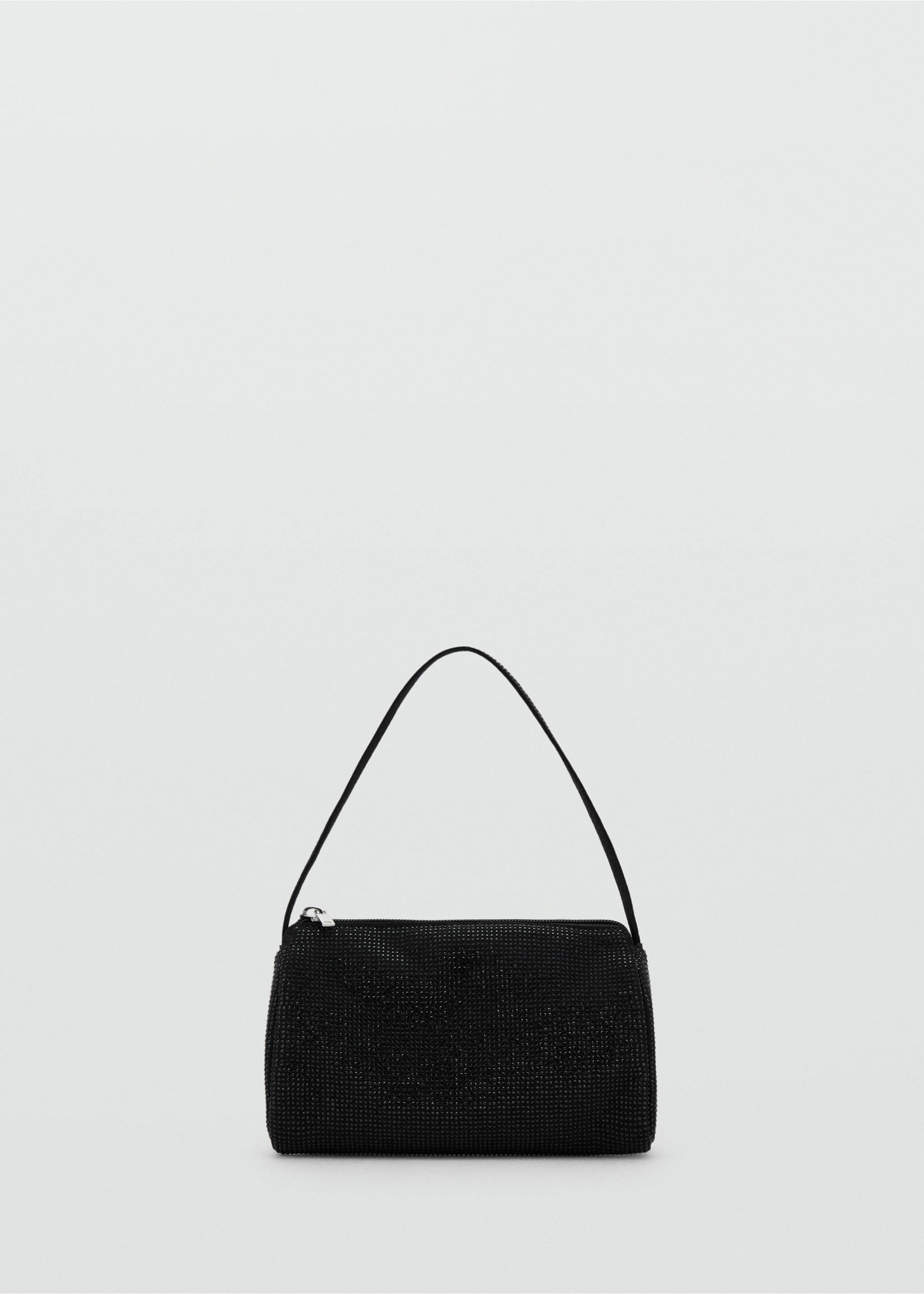 라인스톤 핸드백 - 모델 없는 상품, 블랙. Ref: 27031299-00.