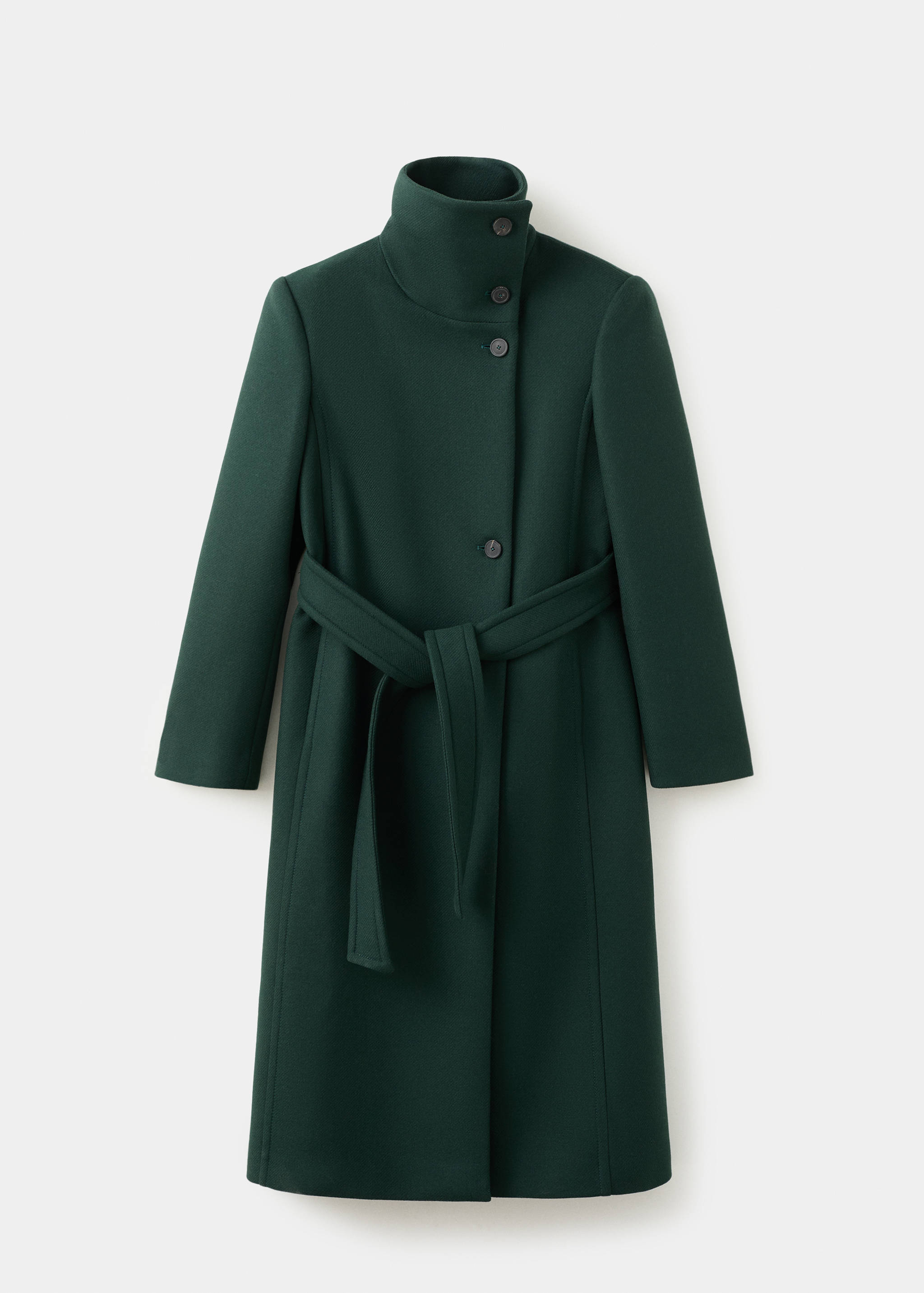 Manteco wool coat with belt - Article without model