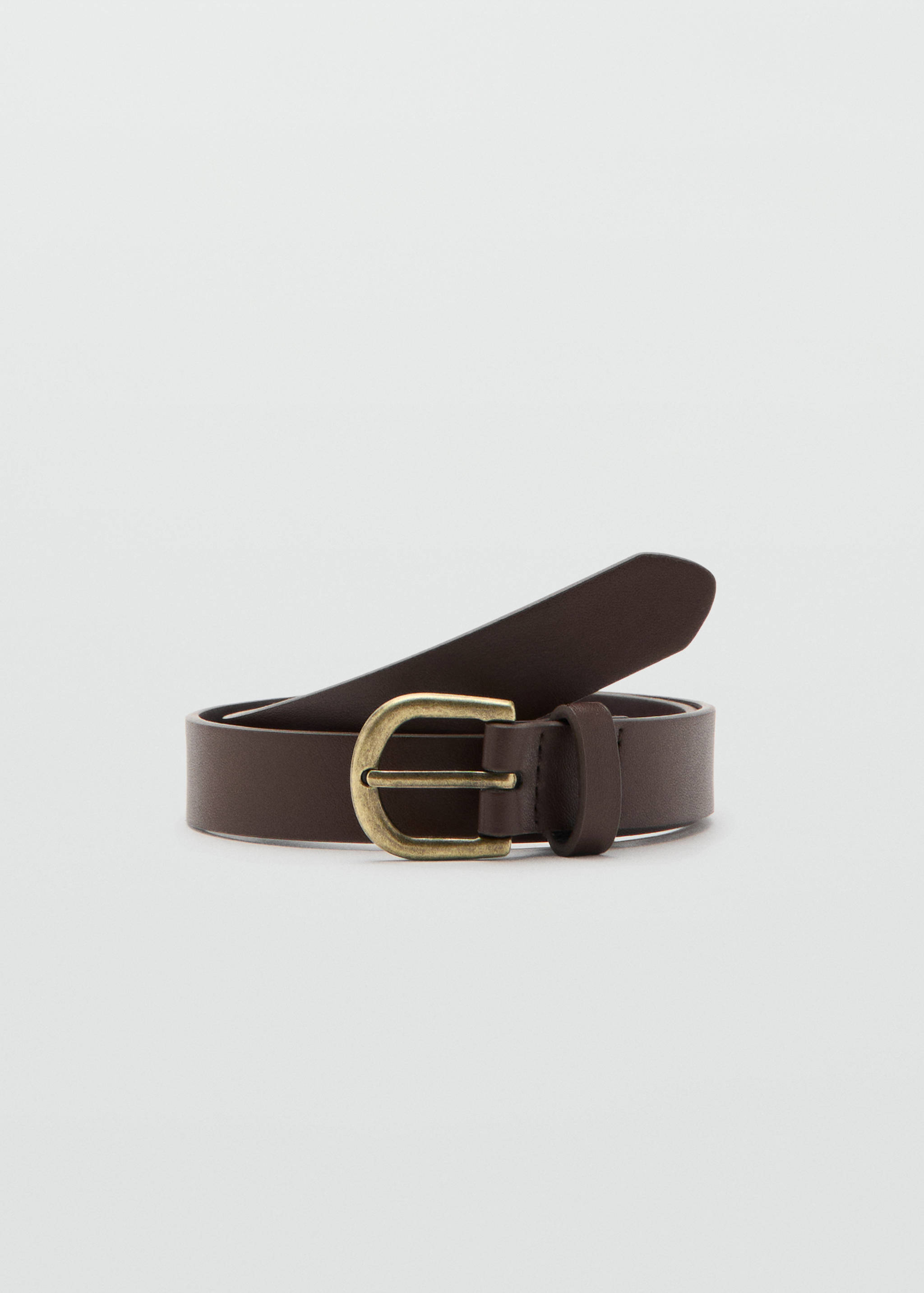 Faux-leather belt - Article without model
