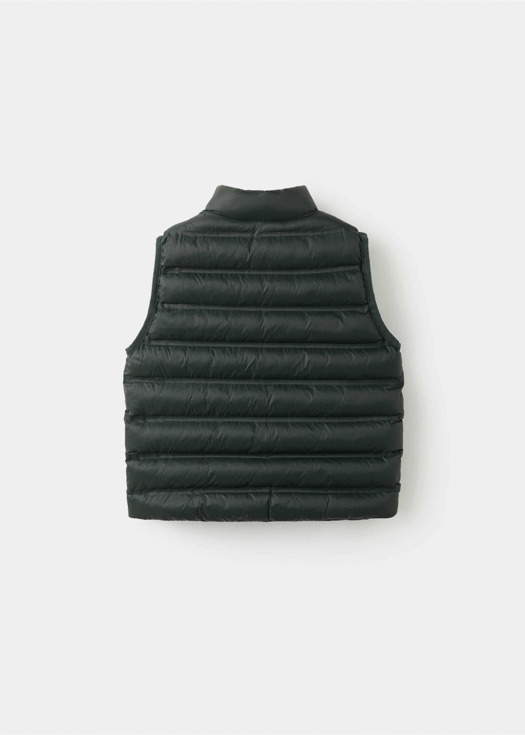 Quilted gilet - Reverse of the article, Khaki. Ref: 27031317-00.