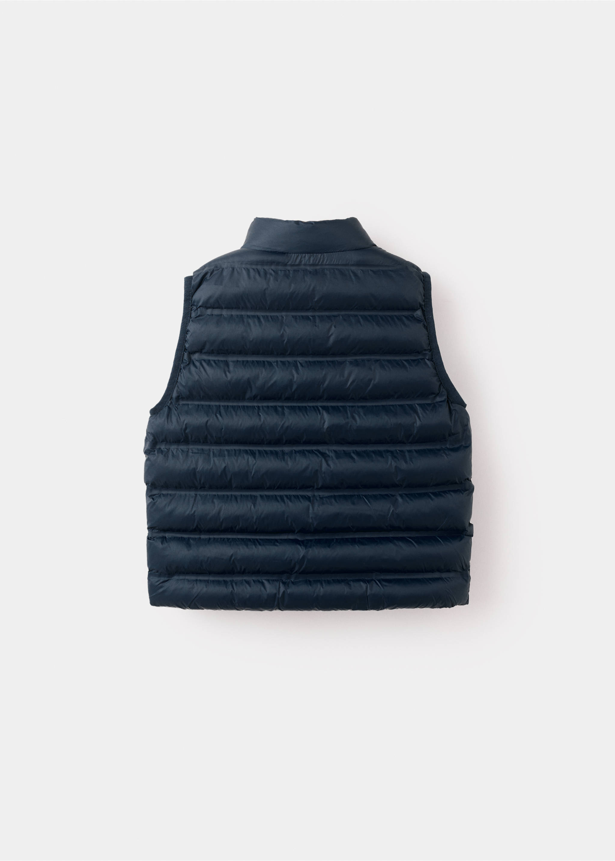 Quilted gilet - Reverse of the article, Navy. Ref: 27031317-00.