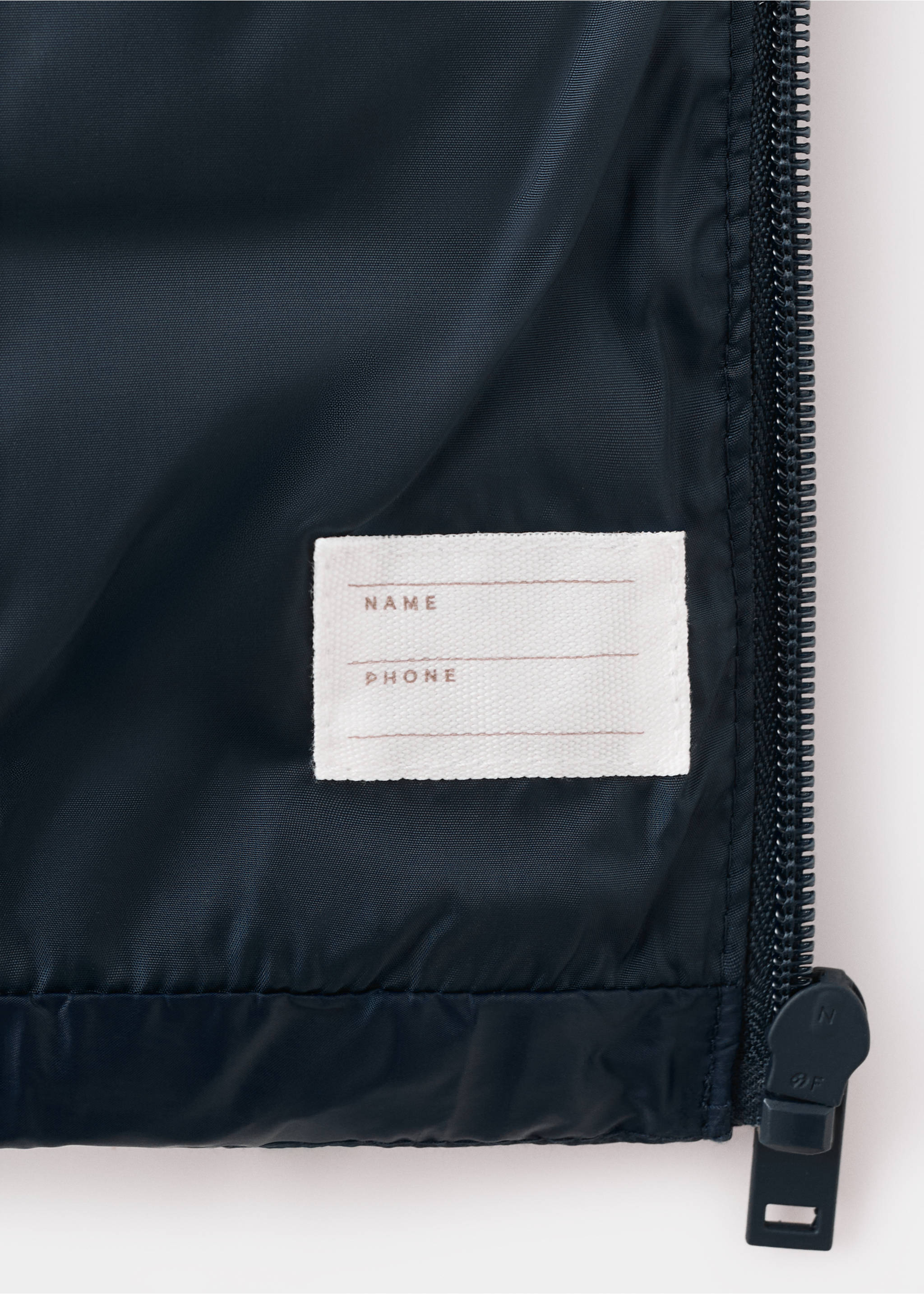 Quilted gilet - Details of the article 0, Navy. Ref: 27031317-00.