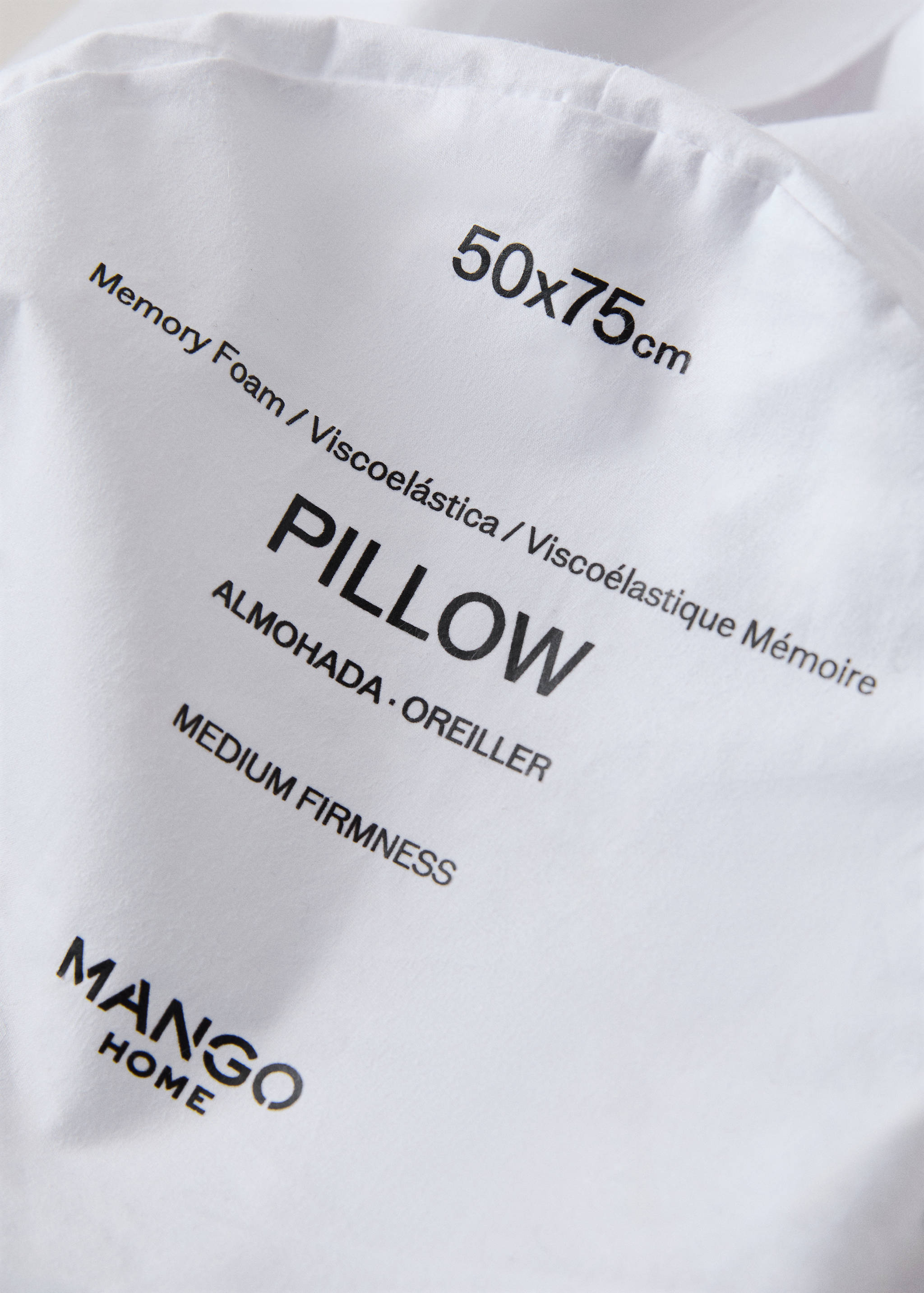 Viscoelastic cotton pillow filling 50x75 cm - Details of the article 3