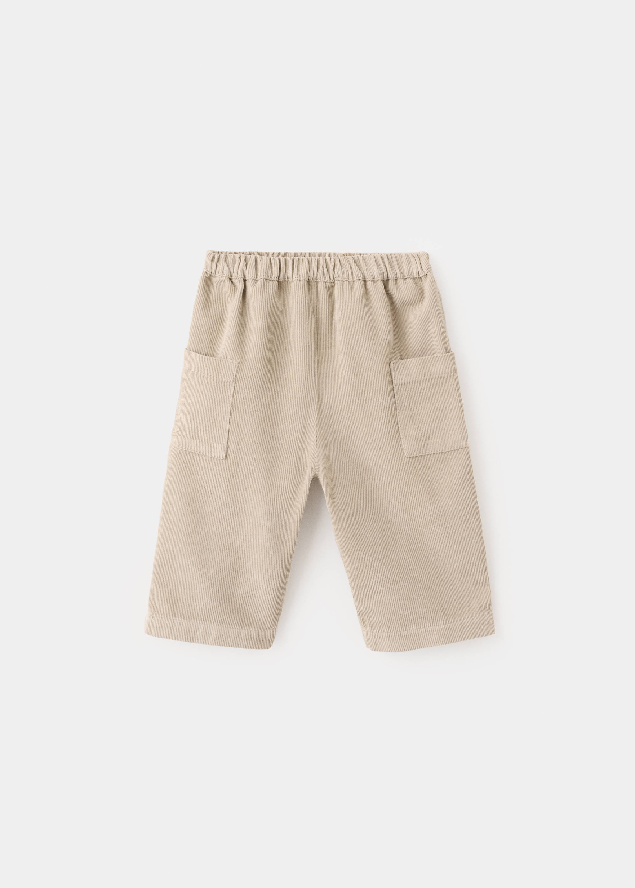 Corduroy wide leg pants - Article without model