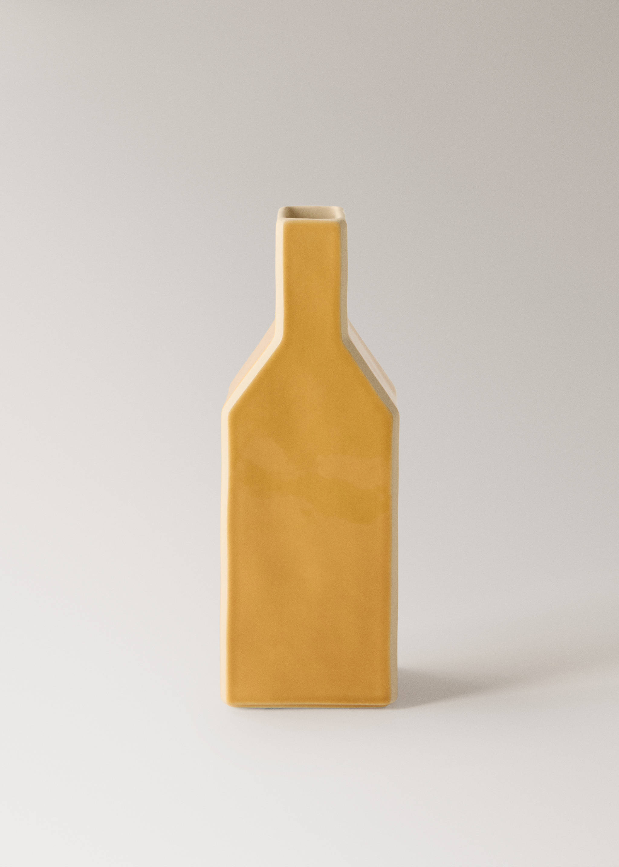 Medium contrast colour stoneware vase - Article without model