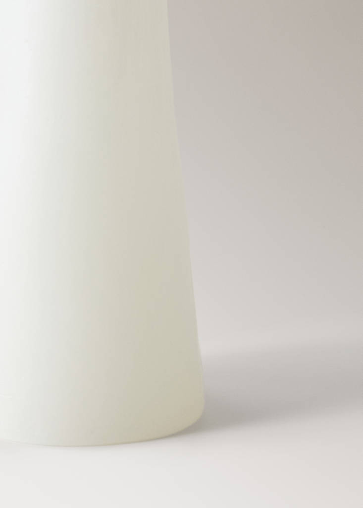 Tall tower decorative candle — Off White