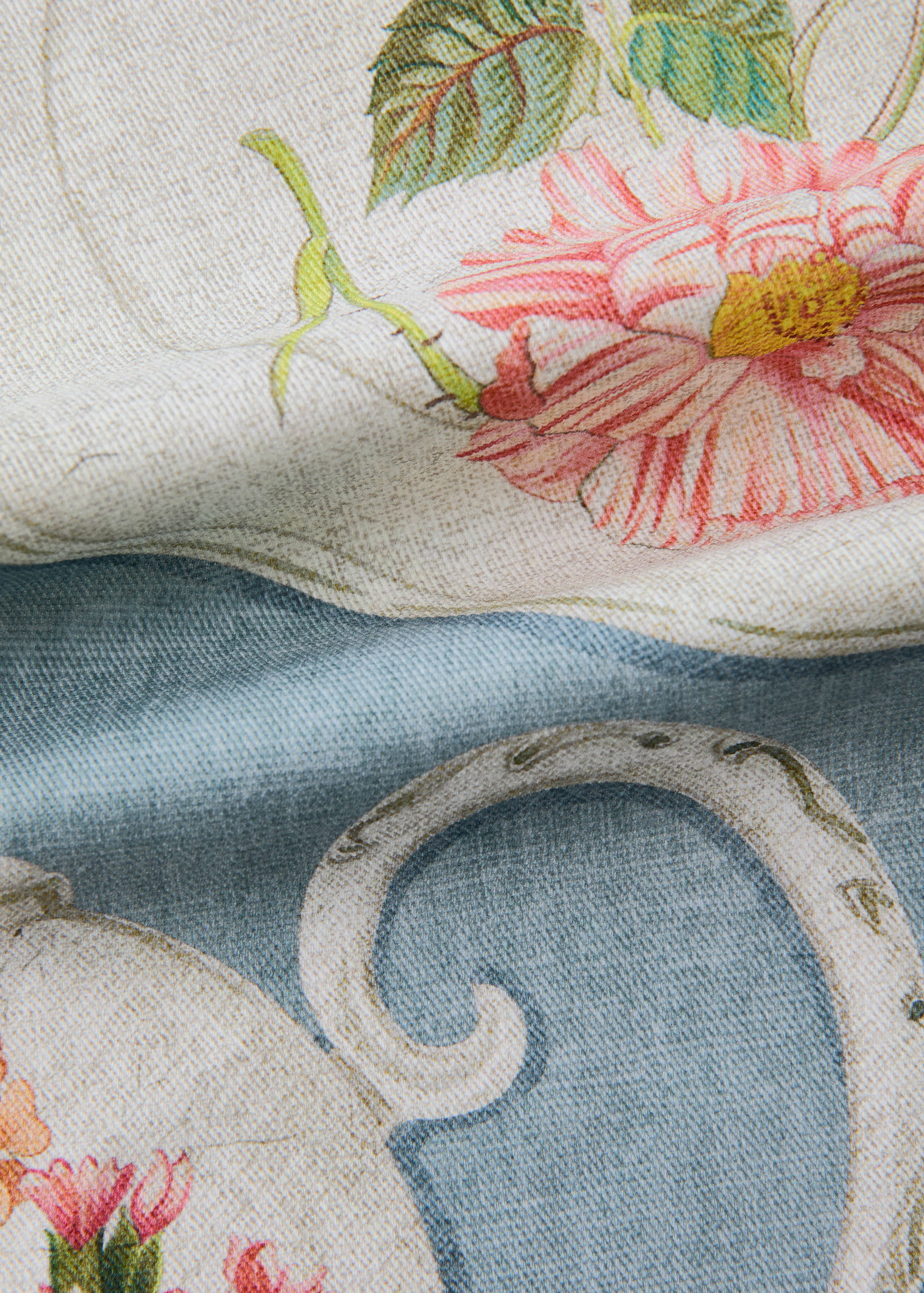 Кухонні рушники елементи вінтажної порцеляни - Детальніше про товар 2