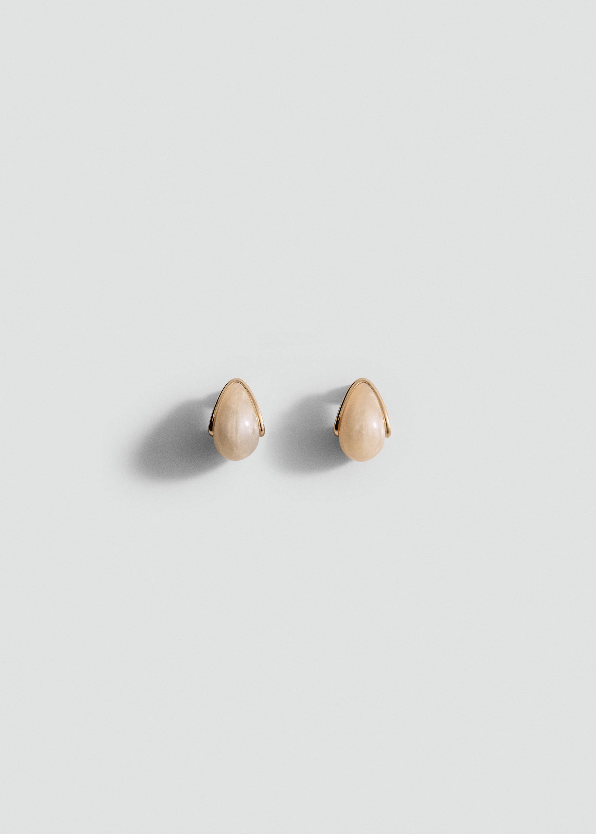 Resin drop earrings - Article without model